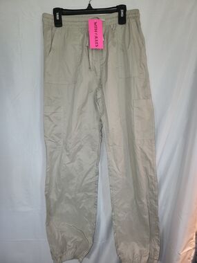 With Jules  Girls Size XL Kids Beige Cargo Khaki Jogger Pants